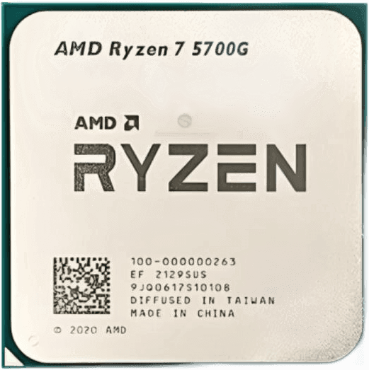 Procesador AMD Ryzen 7 5700G 5TA Gen 3.8 GHZ AM4 100-100000263BOX