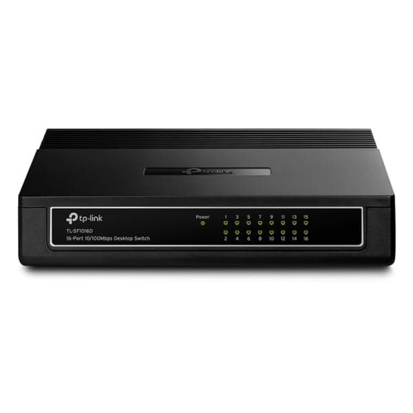 Switch Tp Link TL-SF1016D 16 Puertos Fast Ethernet 10/100 Mbps No Administrable
