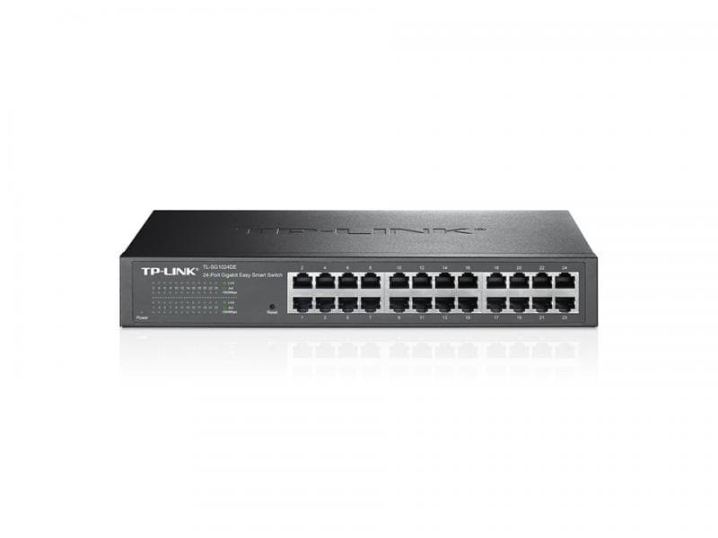 Switch Tp Link TL-SG1024DE 24 Puertos Gigabit 10/100/1000 Mbps Easy Smart Managed Administrable