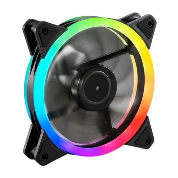 Abanico RGB Sharkoon Shark Blades RGB 1X12CM 4044951026876