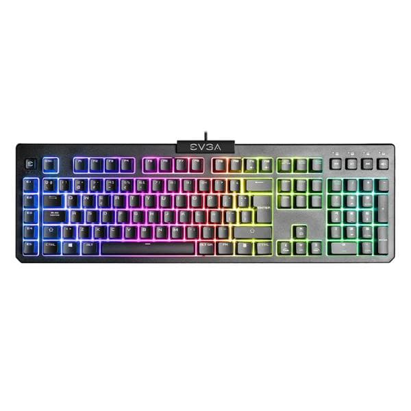 Teclado Gaming RGB Evga Z12 Membrana Alámbrico USB Español 834-W0-12SP-K2