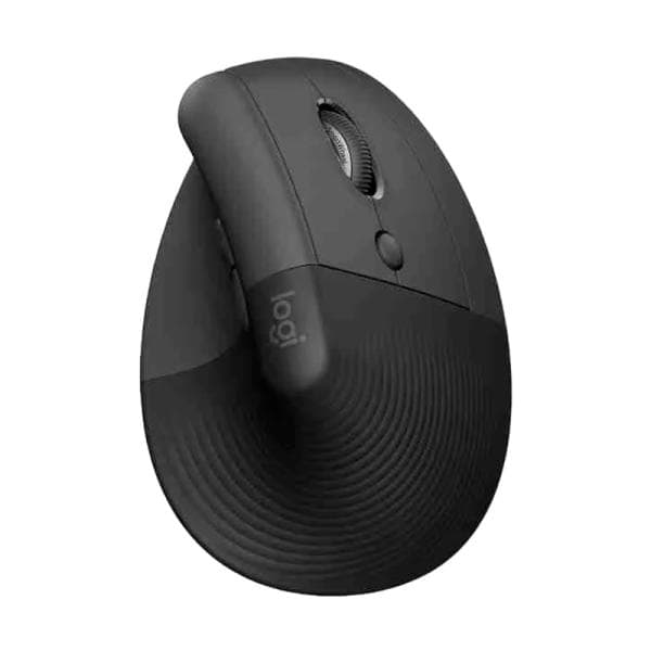 Mouse Logitech Lift Vertical Ergonomic Inalámbrico Bluetooth + Receptor 4000 Dpi 910-006466