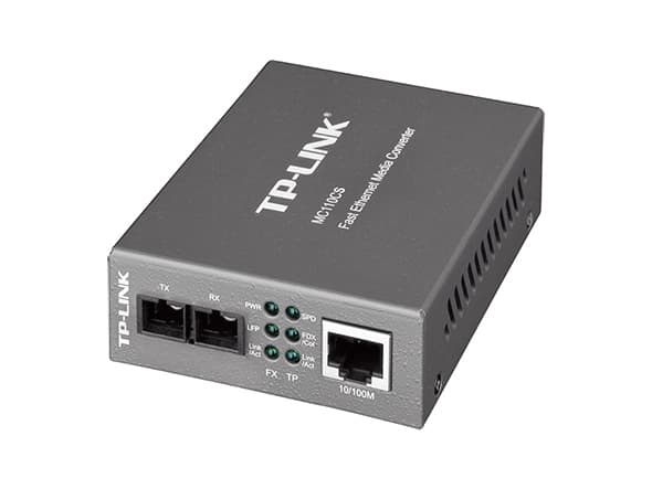 Adaptador Tp Link Convertidor 10/100 Mbps Single Mode MC110CS Un