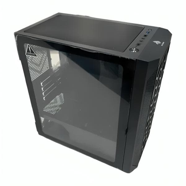 Case Gaming RGB Eagle Warrior CG06AKRA001C Mini Tower sin Ventilación Incluida con Vidrio Lateral y Malla Frontal