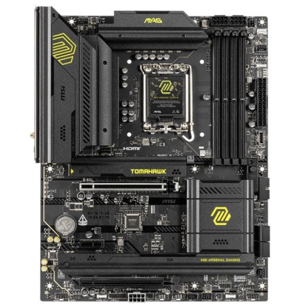 Tarjeta Madre MSI Mag B860 Tomahawk WIFI LGA1851 ATX DDR5 911-7E39-001 Negro