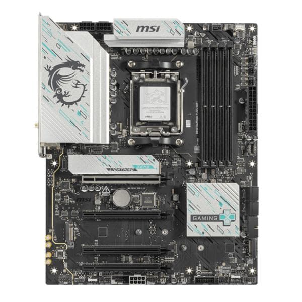 Tarjeta Madre MSI B850 Gaming Plus WIFI AM5 ATX DDR5 911-7E56-001 Negro/Blanco
