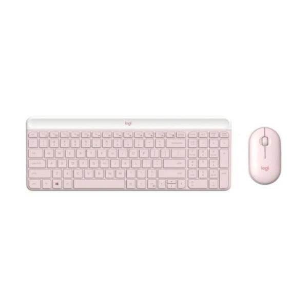 Teclado y Mouse Logitech MK470 Slim Combo Membrana Inalámbrico 2.4 GHZ Inglés 920-011313
