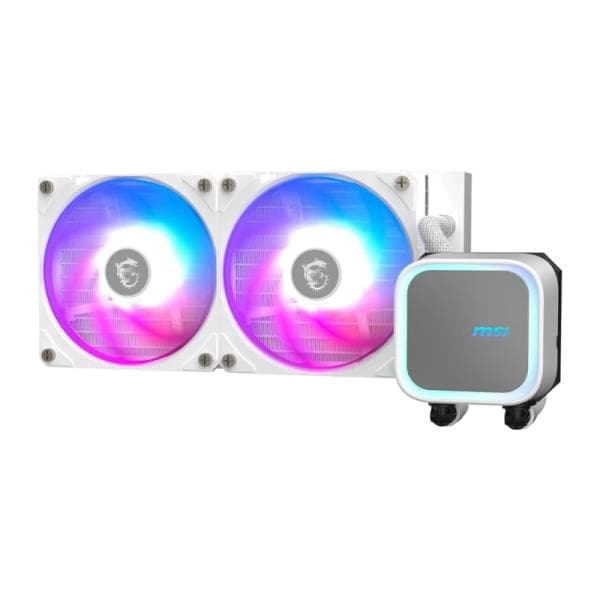 Enfriamiento Líquido RGB MSI Mag Coreliquid A13 240 White AIO 240MM 306-7ZWCA21-L80