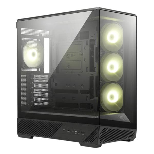 Case RGB MSI Mag Pano 130R Pz Mid Tower Ventiladores 4 de 120MM con Panel Lateral y Frontal 306-7G32R14-HH9