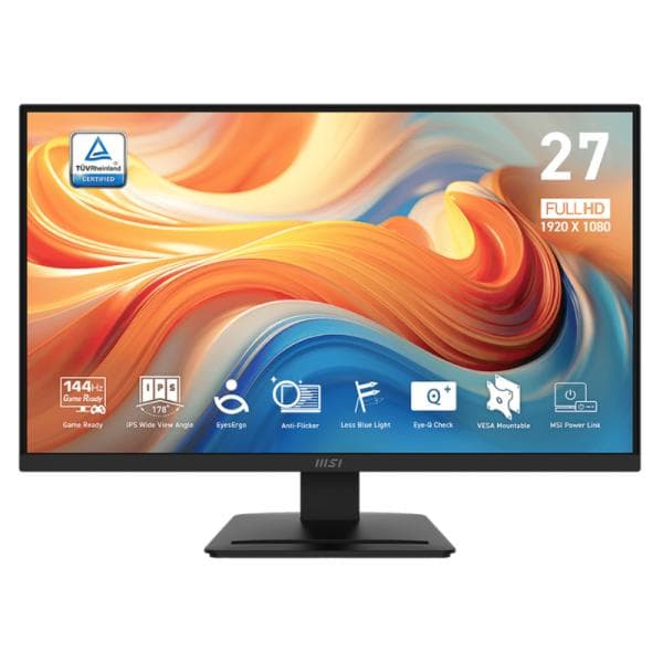 Monitor MSI Pro MP273L E14 27 Pulg Plana 1920X1080 144HZ IPS Freesync Hdmi/Vga 9S6-3PE2CH-005