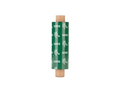Ribbon de Resina Zebra 5095 84MM X 74M 3.3 Pulg X 244' Nucleo de 0.5 Pulg 12 Rollos/Caja 05095GS08407