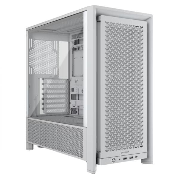 Case Corsair Frame 4000D Rs Mid Tower Ventiladores 3 de 120MM con Vidrio Lateral y Malla Frontal CC-9011313-WW