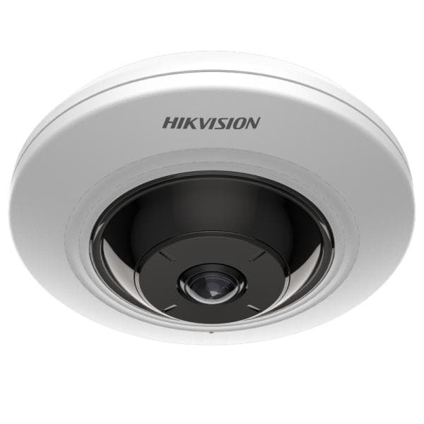 Camara Fisheye Hikvision Ds-2cd2955g0-isu(1.05mm) (o-std) (e) 5 Mp H.265+ Fov 180 Ir 8 M Audio Micrófono Incorporado 311322801