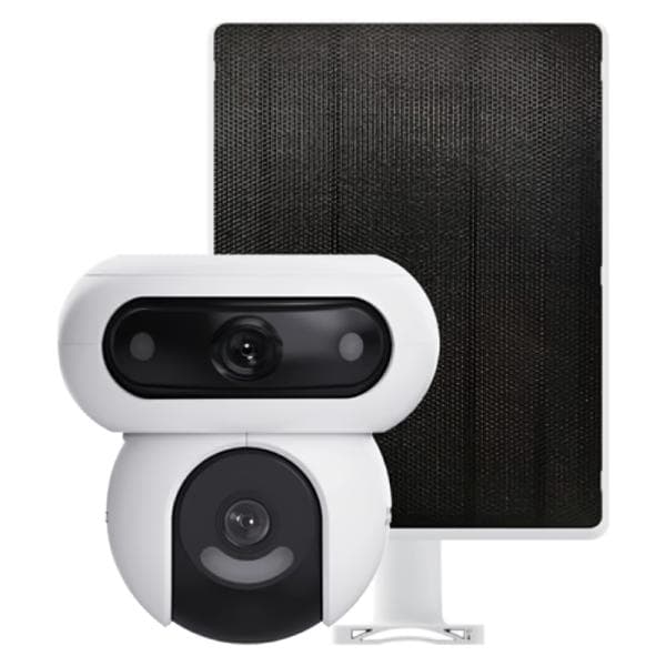 Camara Domo Ezviz Cs-hb90/Sp-r100(4mp+4mp) 2K+ Wi-fi Lente Doble 2.8 MM/6 Mm 35M Audio Bidireccional con Panel Solar 303103361