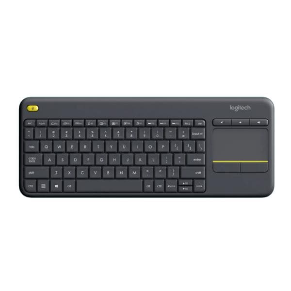 Teclado Logitech K400 Plus Membrana Inalámbrico Inglés con Touchpad Integrado 920-007119