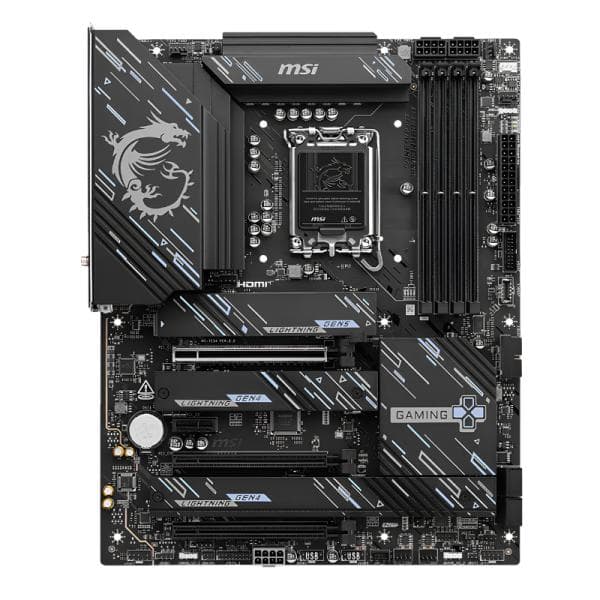 Tarjeta Madre MSI Z890 Gaming Plus WIFI LGA1851 ATX DDR5 911-7E34-002 Negro — foto 1