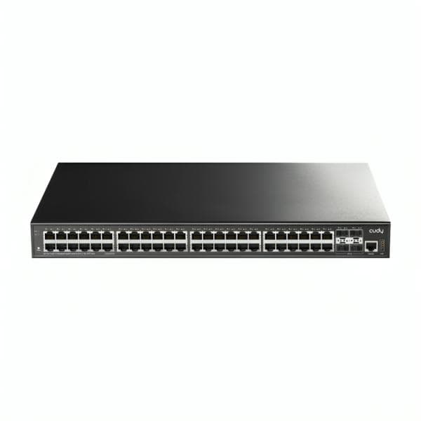 Switch Cudy GS5048S4 1.0 Puertos 48 × GBE/4 × Sfp+ de 10 G Administrable L3