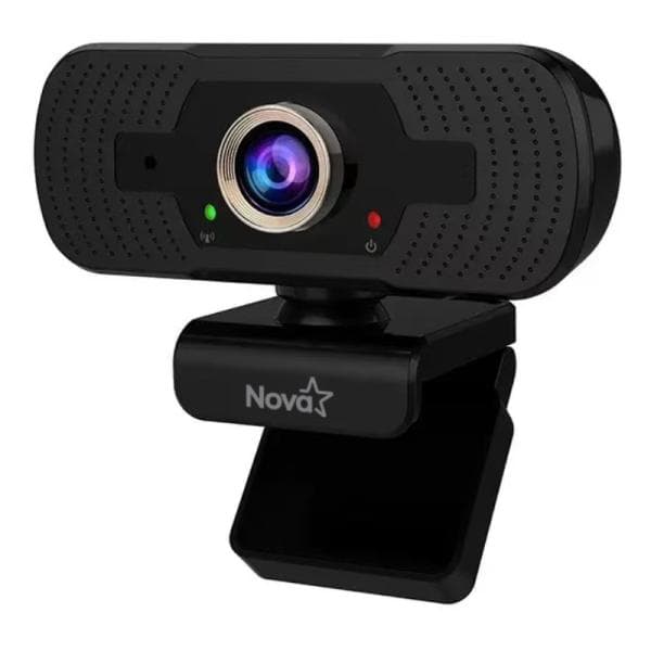 Camara Web Nova AWM12002002C 1080P Full HD USB 2.0 con Micrófono Incluido
