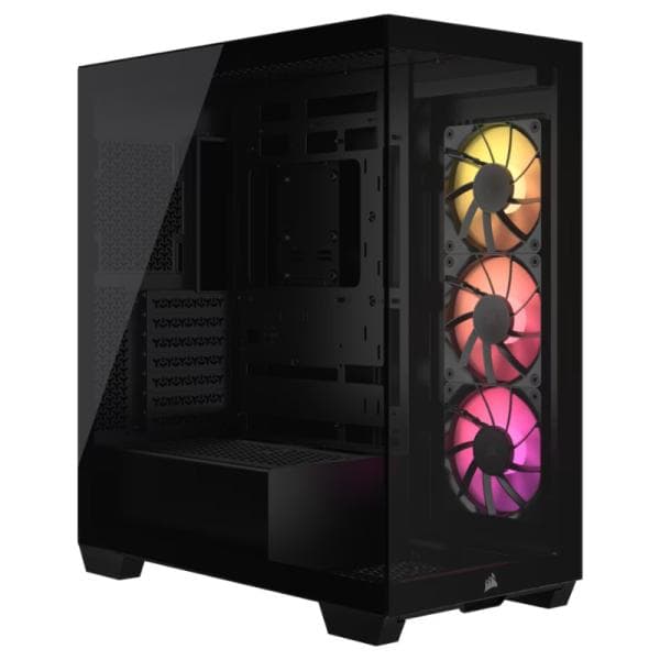 Case Corsair 3500X Argb Mid Tower Ventiladores 3 de 120MM con Vidrio Lateral y Frontal CC-9011278-WW