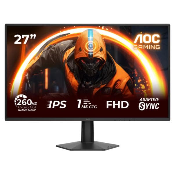 Monitor Aoc 27G50Z 27 Pulg Plana Full HD 1920 X 1080 260HZ Fast IPS LED Adaptive Sync Hdmi/Displayport/Audio